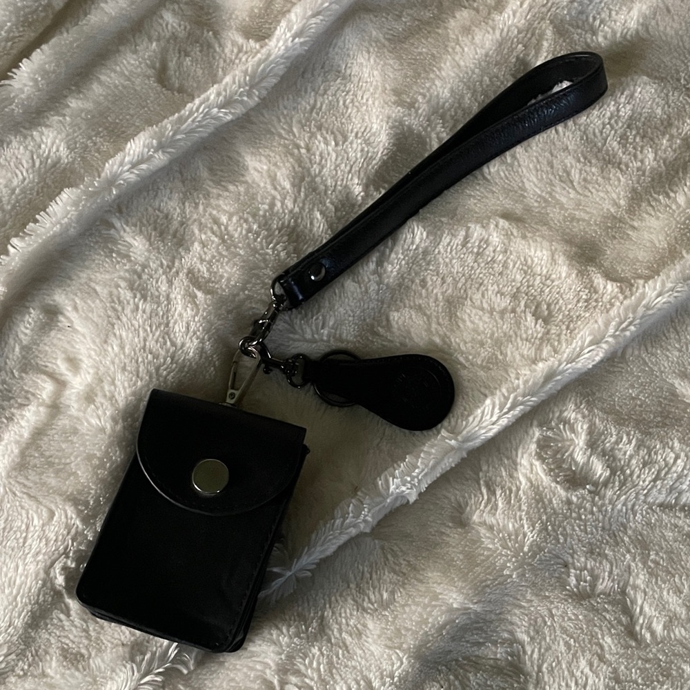 Premium Black Phone Holster with Wrist Strap